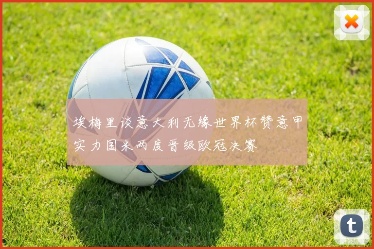 埃梅里谈意大利无缘世界杯赞意甲实力国米两度晋级欧冠决赛